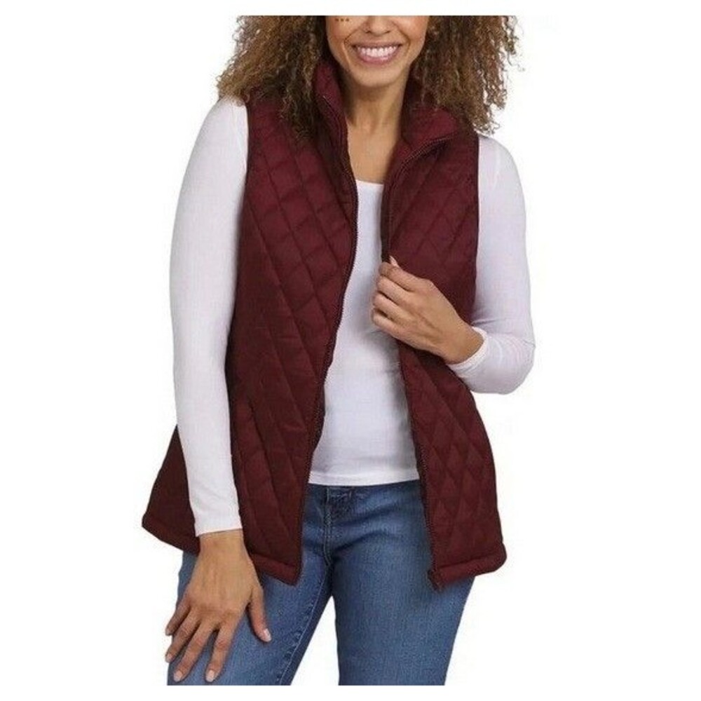Lands End Ladies 3-in-1 Systems Jacket Red NWT - Picture 2 of 4